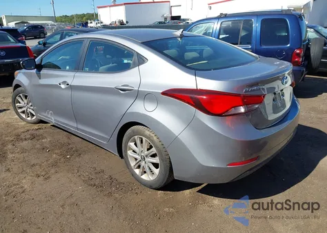 2014 Hyundai Elantra Se z USA, uszkodzony, nr VIN KMHDH4AE6EU046942